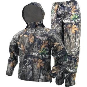 imageFROGG TOGGS Womens Classic AllPurpose 3Layer Waterproof Breathable Rain SuitRealtree Edge