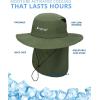 imageFROGG TOGGS UnisexAdult Hilly Pro Performance Cooling Boonie HatArmy Green