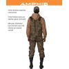 imageFROGG TOGGS Amphib Neoprene Bootfoot Waterproof Fishing Camo Chest Wader for Fishing Realtree Max7 7Mossy Oak Bottomland
