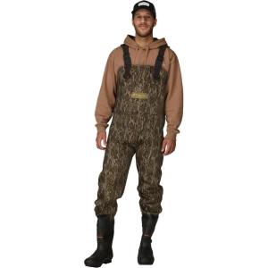 imageFROGG TOGGS Amphib Neoprene Bootfoot Waterproof Fishing Camo Chest Wader for Fishing Realtree Max7 7Mossy Oak Bottomland
