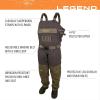 imageFROGG TOGGS mens Legend 2n1 Hunting Wader With Zip Inout Primaloft LinerBrown