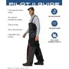 imageFROGG TOGGS Mens Pilot II Guide Waterproof Breathable Rain BibBlackCharcoal