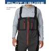 imageFROGG TOGGS Mens Pilot II Guide Waterproof Breathable Rain BibBlackCharcoal