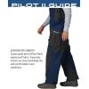imageFROGG TOGGS Mens Pilot II Guide Waterproof Breathable Rain BibDust BlueSlate