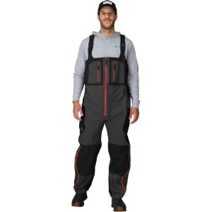 imageFROGG TOGGS Mens Pilot II Guide Waterproof Breathable Rain BibBlackCharcoal