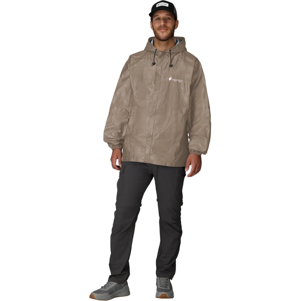 imageFROGG TOGGS mens Ultralite2 Waterproof Breathable Rain JacketKhaki