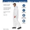 imageFROGG TOGGS Mens Classic AllSport 3Layer Waterproof Breathable Rain SuitWhite