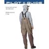 imageFROGG TOGGS Mens Pilot II Guide Waterproof Breathable Rain BibStone and Taupe