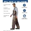 imageFROGG TOGGS Mens Pilot II Guide Waterproof Breathable Rain BibStone and Taupe