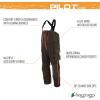 imageFROGG TOGGS Mens Pilot II Guide Waterproof Breathable Rain BibStoneTaupe