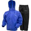 imageFROGG TOGGS Mens Classic AllSport 3Layer Waterproof Breathable Rain SuitIndigo JacketBlack Pant