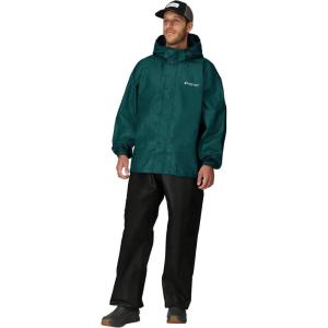 imageFROGG TOGGS Mens Classic AllSport 3Layer Waterproof Breathable Rain SuitDark GreenBlack