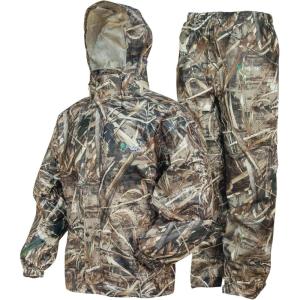imageFROGG TOGGS Mens Classic AllSport 3Layer Waterproof Breathable Rain SuitRealtree Max5