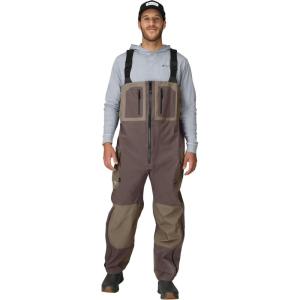 imageFROGG TOGGS Mens Pilot II Guide Waterproof Breathable Rain BibStone and Taupe