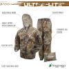 imageFROGG TOGGS Mens Ultralite2 2Layer Waterproof Breathable Rain JacketRealtree Edge