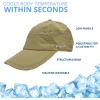image:imageFROGG TOGGS Unisex Adult Chilly Pro Cooling Hat Instant Cooling and Sun ProtectionKhaki