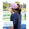 image:imageFROGG TOGGS Womens Womens Chilly Pro Performance Cooling Ponytail CapLight Pink