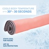 image:imageFROGG TOGGS Chilly Pad Pro Soft Microfiber Instant Cooling Towel Machine Washable 33x105Coral