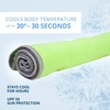 image:imageFROGG TOGGS Chilly Pad Pro Soft Microfiber Instant Cooling Towel Machine Washable 33x105Hivis Green