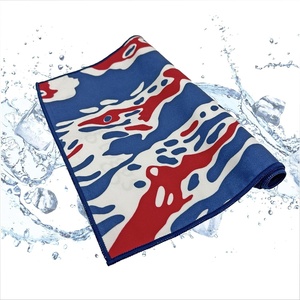 image:imageFROGG TOGGS Chilly Pad Pro Soft Microfiber Instant Cooling Towel Machine Washable 33x105Americana Camo