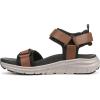 imageVionic Mens Walk Max Wanderer SandalHazelnut Leather  Mesh