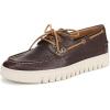 imageVionic Mens Uptown Boat SneakerChocolate Ganache Brown Leather