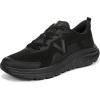 imageVionic Mens Walk Max SneakerBlack Black Knit
