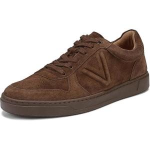 imageVionic Mens Lucas Court SneakerDark Brown Suede