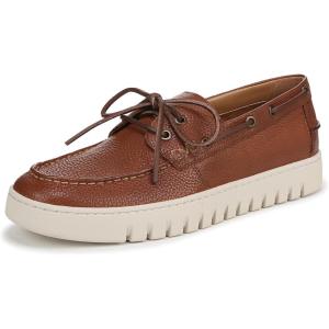 imageVionic Mens Uptown Boat SneakerTan Brown Leather
