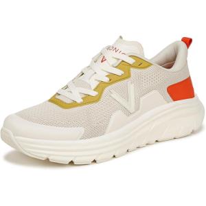 imageVionic Mens Walk Max SneakerCreamTangerine Tango