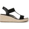 imageVionic Womens Calera Wedge SandalBlack Leather
