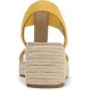imageVionic Womens Calera Wedge SandalButter Yellow NubuckFabric