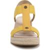 imageVionic Womens Calera Wedge SandalButter Yellow NubuckFabric