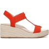 imageVionic Womens Calera Wedge SandalCherry Tomato NubuckFabric