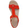 imageVionic Womens Calera Wedge SandalCherry Tomato NubuckFabric