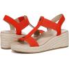 imageVionic Womens Calera Wedge SandalCherry Tomato NubuckFabric
