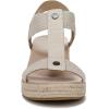 imageVionic Womens Calera Wedge SandalCream Snake LeatherFabric