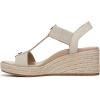 imageVionic Womens Calera Wedge SandalCream Snake LeatherFabric