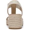 imageVionic Womens Calera Wedge SandalCream Snake LeatherFabric