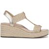 imageVionic Womens Calera Wedge SandalGold Metallic Leather