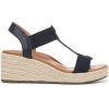 imageVionic Womens Calera Wedge SandalNavy Leather