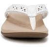 imageVionic Womens Casual AlizaWhite Lthr