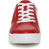 imageVionic Womens Kearny Lace Up SneakerRed Leather