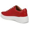 imageVionic Womens Kearny Lace Up SneakerRed Leather