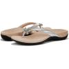 imageVionic Womens Rest Bella II Toepost SandalAluminum Ribbed Metal