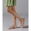 imageVionic Womens Rest Bella II Toepost SandalLight Grey Ptnt