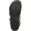 imageVionic Womens Womens Rest Amber Backstrap Sandal  Ladies Adjustable Walking Sandals with Concealed Orthotic Arch SupportBlack Metallic Linen