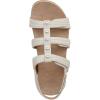 imageVionic Womens Womens Rest Amber Backstrap Sandal  Ladies Adjustable Walking Sandals with Concealed Orthotic Arch SupportCream White Faux Leather