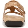 imageVionic Womens Womens Rest Amber Backstrap Sandal  Ladies Adjustable Walking Sandals with Concealed Orthotic Arch SupportGold Cork