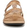 imageVionic Womens Womens Rest Amber Backstrap Sandal  Ladies Adjustable Walking Sandals with Concealed Orthotic Arch SupportGold Cork